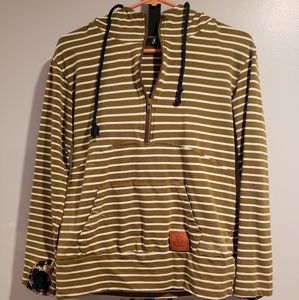 1/4 zip pull over hoodie